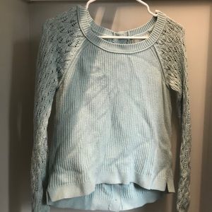 Light blue sweater from Loft